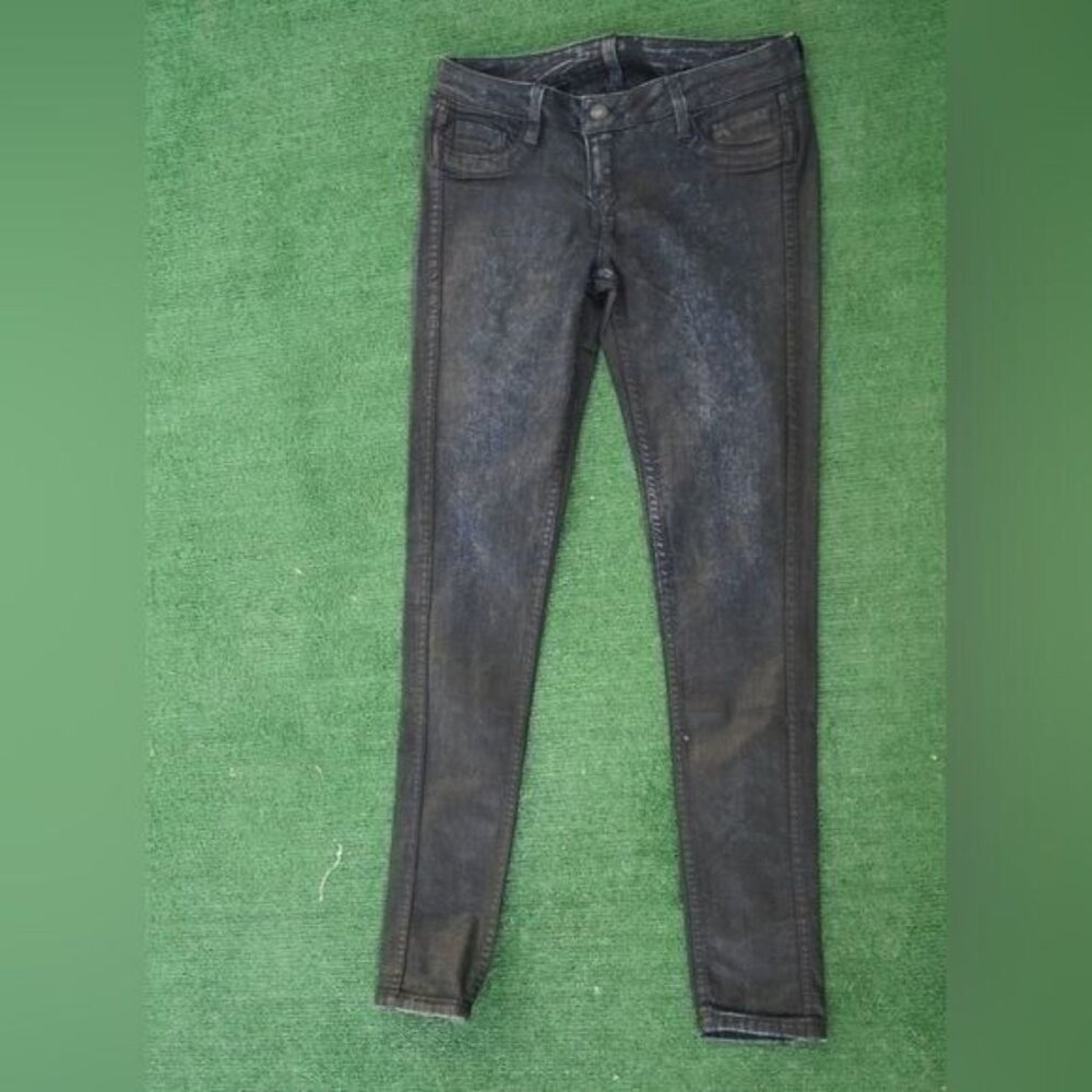 BleuLab Dark Blue Double Sided Low Rise Skinny Jeans Size 26